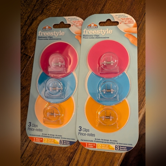 Elmer's Freestyle Reusable Photo Artwork, Stationery Clips 2 Sets, New! - Picture 8 of 12